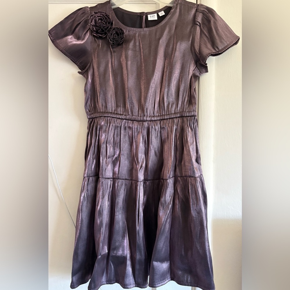 GAP Kids Dress in Shimmering Mauve